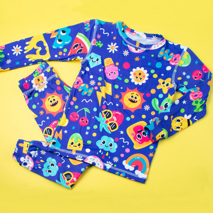 GIGGLES AND GOOD VIBES PAJAMA