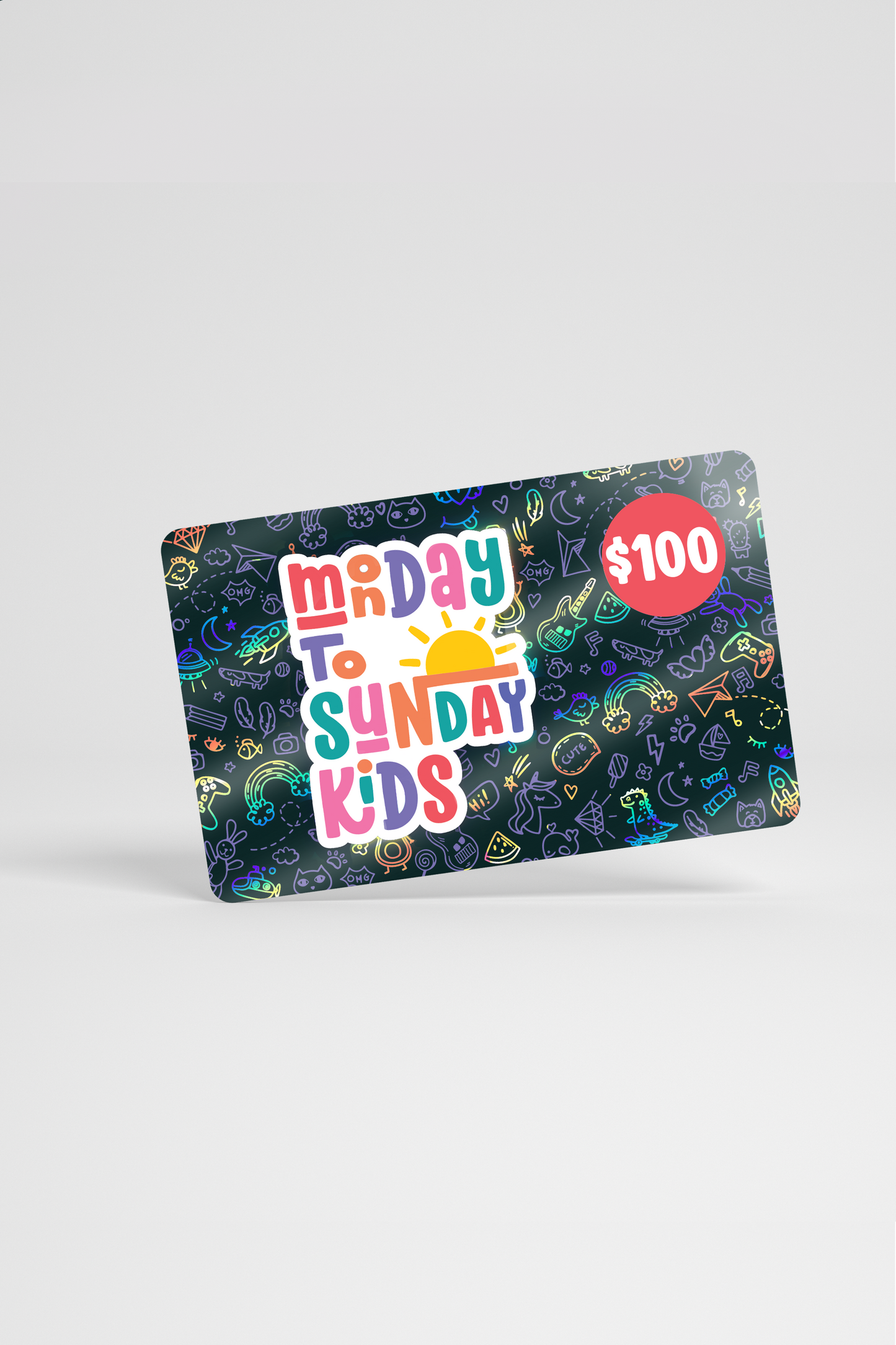 Monday to Sunday Kids Gift Card